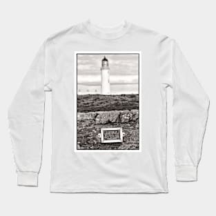 Memorial to an Ice Cream man - Mull of Galloway, Scotland Long Sleeve T-Shirt